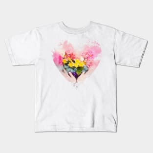 OPEN YOUR HEART Kids T-Shirt